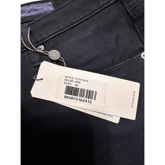 AG Adriano Goldschmied Prima Mid-Rise Cigarette Jeans Women's Size 30 Dark NWT - Picture 4 of 9